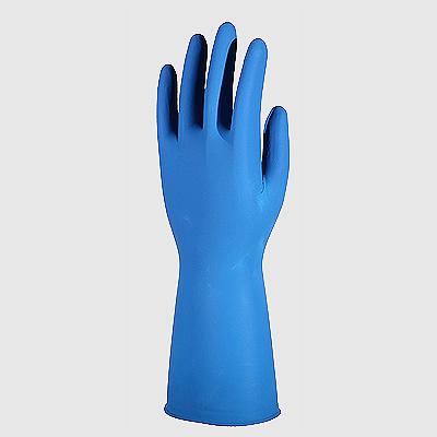 Перчатки ЭКСПЕРТ УЛЬТРА+, (LO-PF-54), латекс 0,28 мм, без пудры, синий