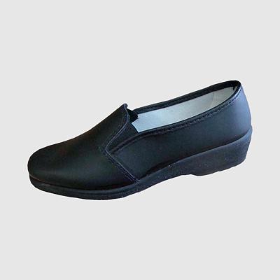 Туфли МИЛА, женские, черные, кожаные, 5504